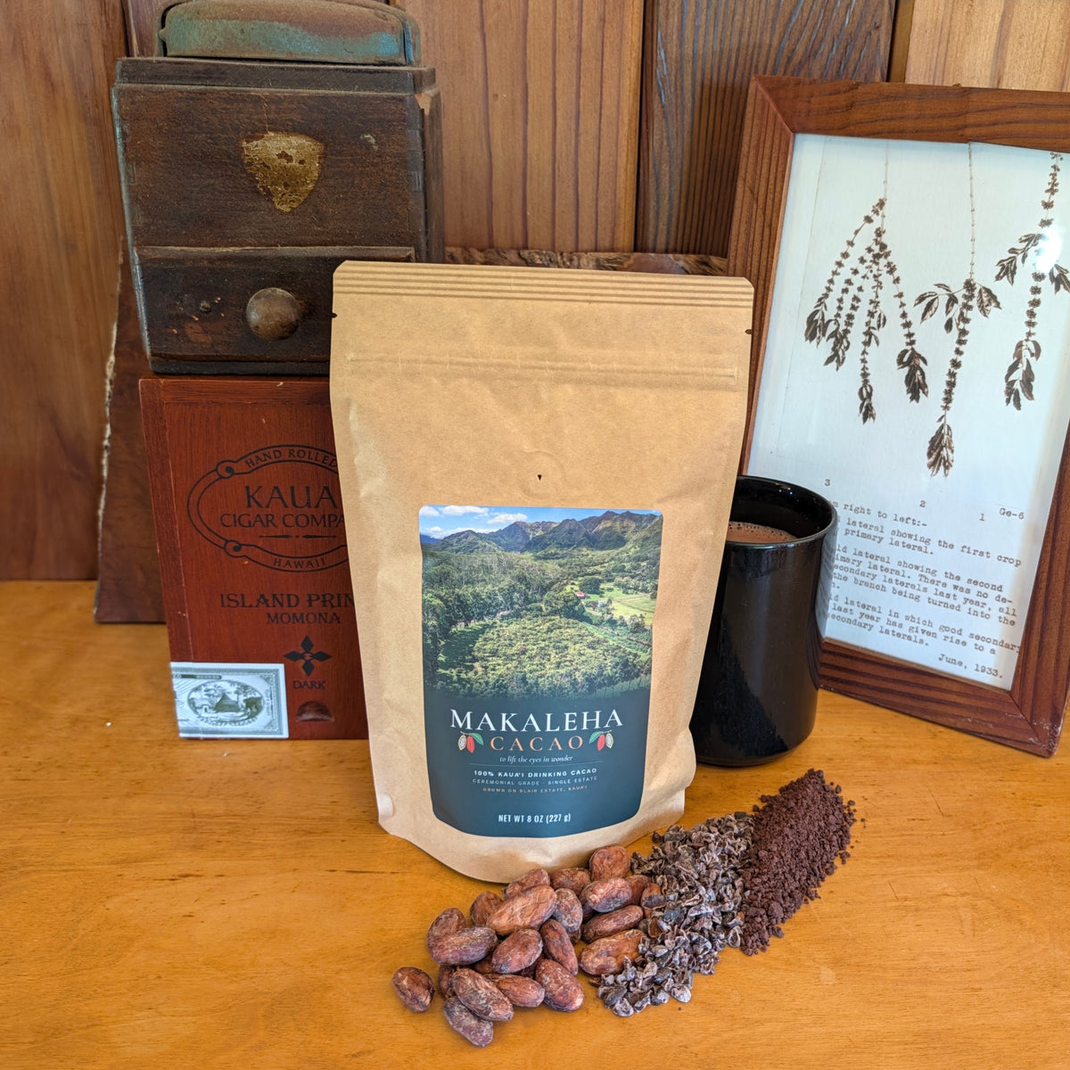 Makaleha Cacao, 100% Kauaʻi Drinking Cacao